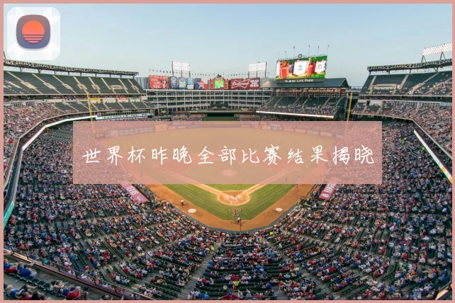 世界杯昨晚全部比赛结果揭晓
