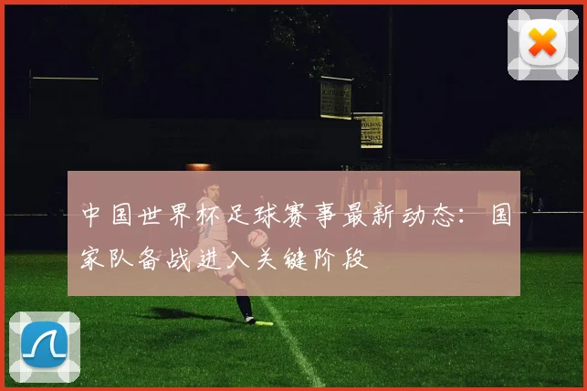 中国世界杯足球赛事最新动态:国家队备战进入关键阶段